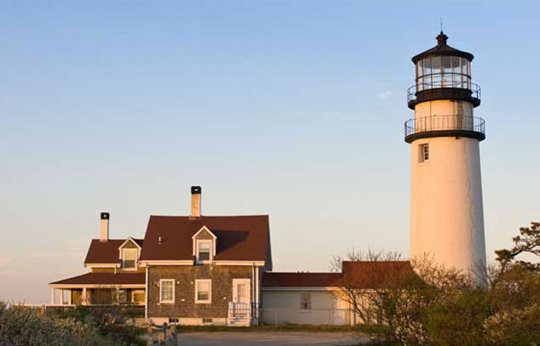 Highland Lighthouse in Truro near Adventure Bound Cape Cod